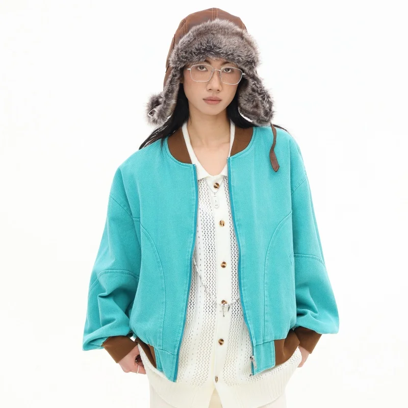 Green Bomber Jacket Cotton Women Bombers Oversize Femme Racing Jackets Womens Fashion Outerwears Designer Luxury Aviator Jackets