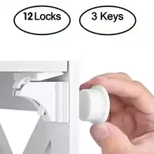 A71Z Magnetic For Child Safety Cabinet Locks- Essential Baby-Proofing Drawer Locks For Parents