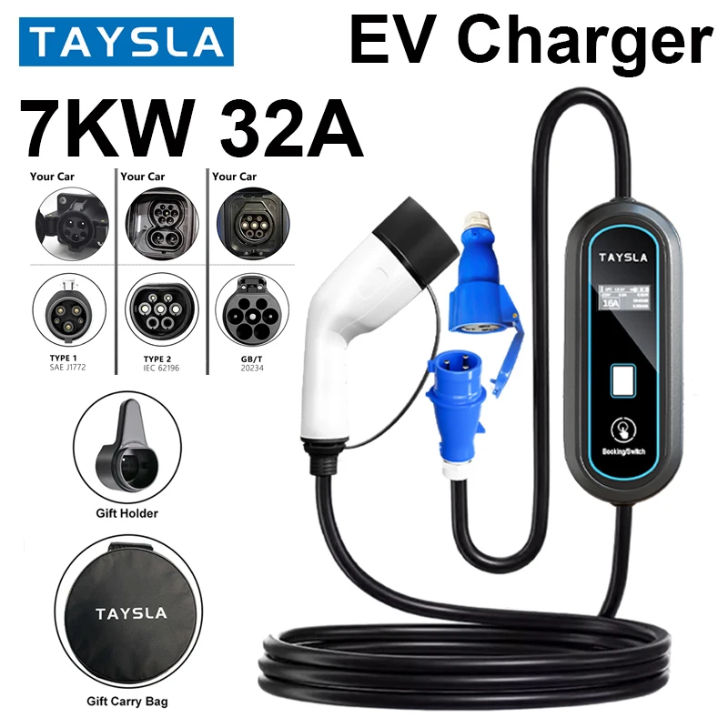 Taysla 7KW 32A Ev C…
