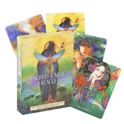 Sacred Earth Oracle Tarot Cards Pocket Printing 44-53 Card Deck Tarots Divination Fortune Telling Board Game English