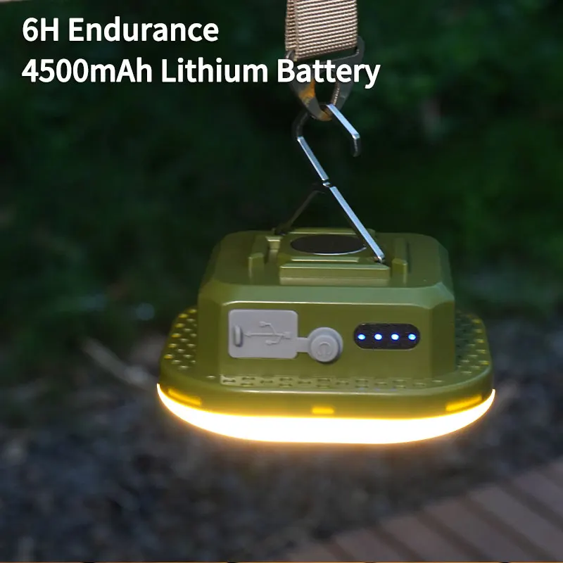 MOSLIGHTING Camping Lantern with Magnet Zoom Rechargeable Portable Torch Strong Hanging Tent Lamp Work Maintenance Lighting LED
