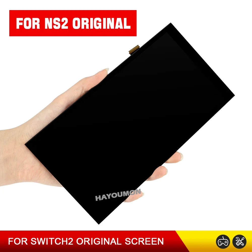 

Оригинальный ЖК-экран для консоли Switch 2 NS 2, ЖК-дисплей с сенсорным экраном в сборе, запасные части для замены дигитайзера