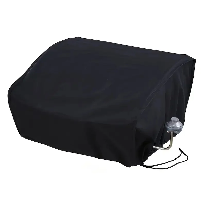Heavy-Duty Outdoor Grill Cover Compatible with Multiple Grill Sizes – Polyester Construction with Adjustable Drawcord Closure