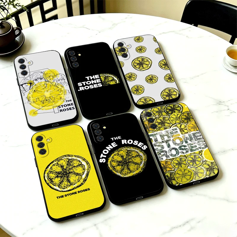 The S-Stone R-Roses Phone Case Cover for Samsung A13 A14 A15 A16 A17 A53 A54 A55 A56 A57 A33 A34 A35 A36 A37 A23 A24 A25 A26 A27