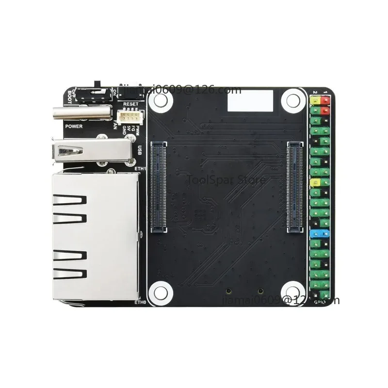 CM4‑DUAL‑ETH‑MINI Mini Dual Gigabit Ethernet Base Board For Compute Module 4 Carrier Board