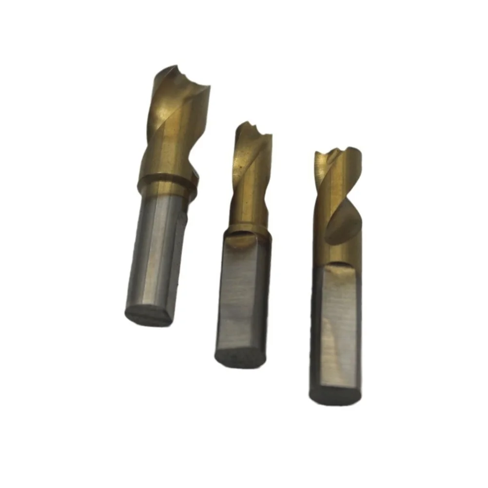 3pcs 6.5mm 8mm 10mm Containing Weld Drill Straight Shank Drill Bit Removing Automotive Sheet Metal Welding Point Drill Bit Tool