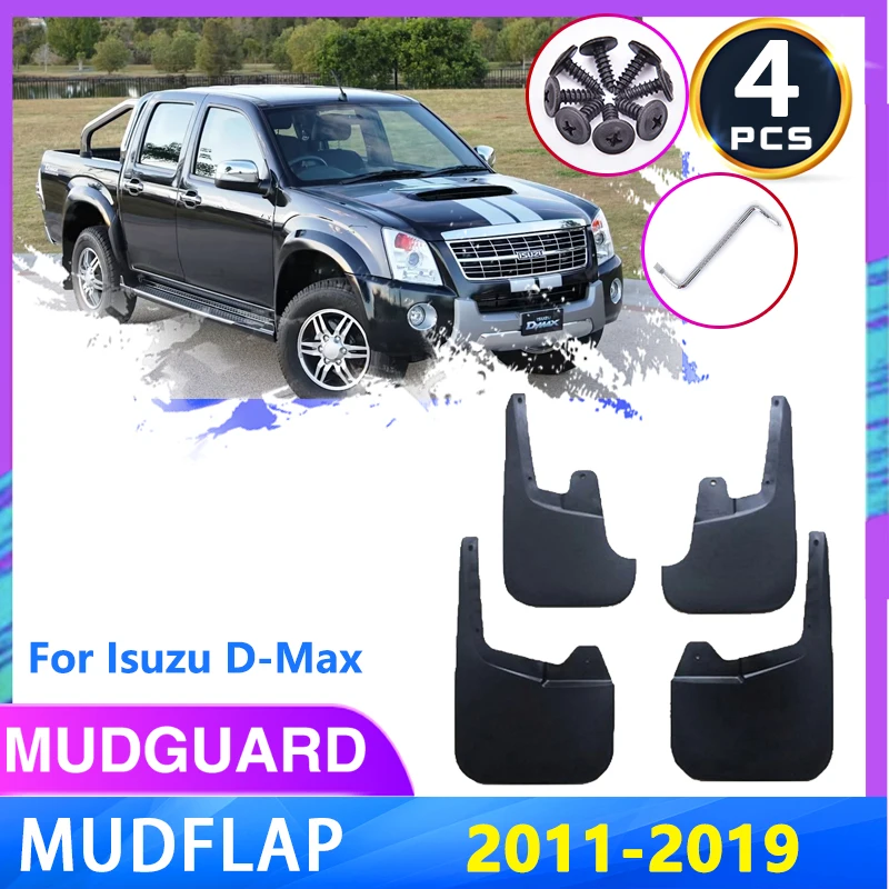 

Front Rear Car Mud Flaps For Isuzu D-Max 2011~2019 2012 2013 2014 DMAX Auto Mudflaps Splash Guards Muds Flap Mudguards Fender