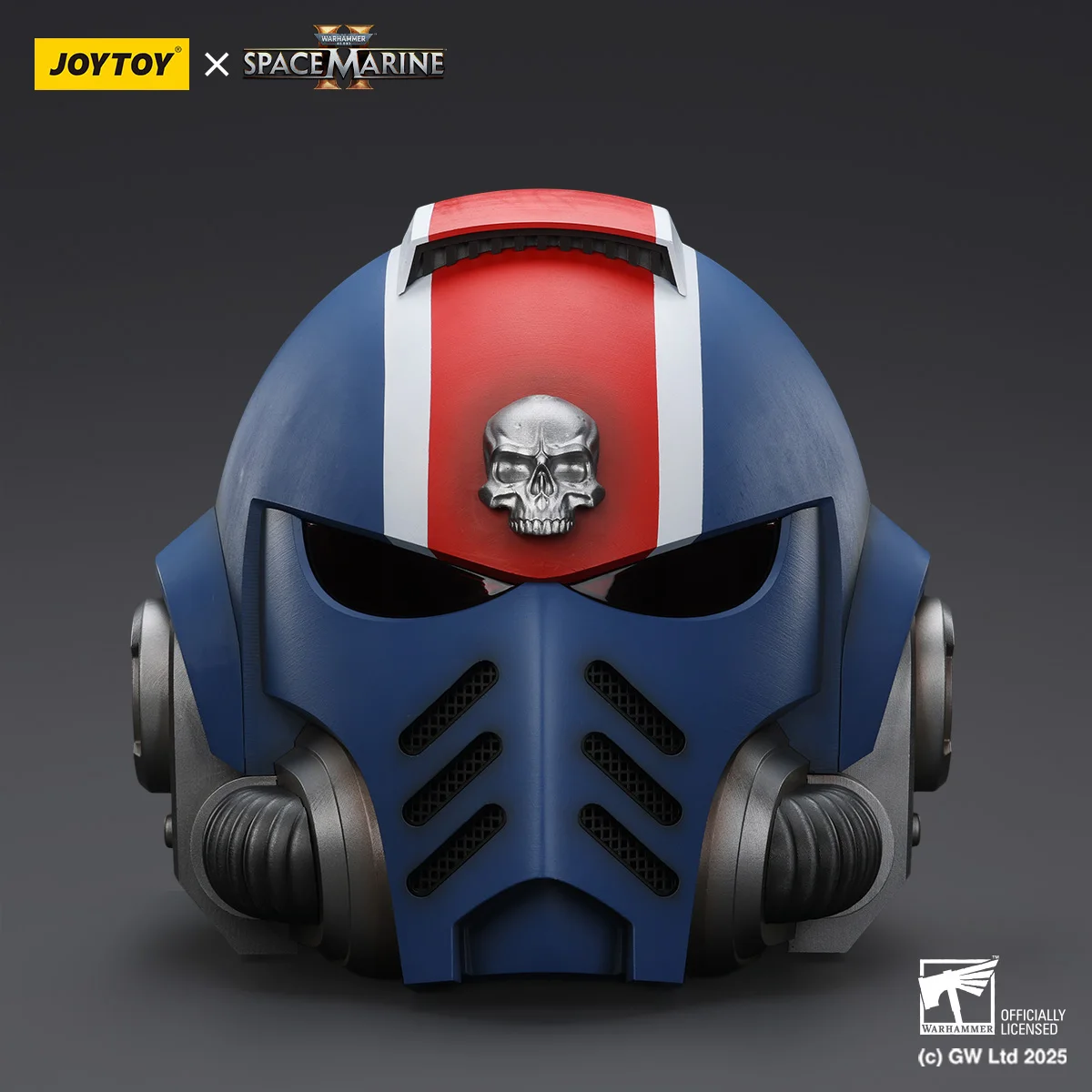 

JOYTOY Ultramarines Space Marines 2 Titus' MKX Helmet 1:1 Action Figure Toys Titus Model Warhammer40K Collection Marines Helmets