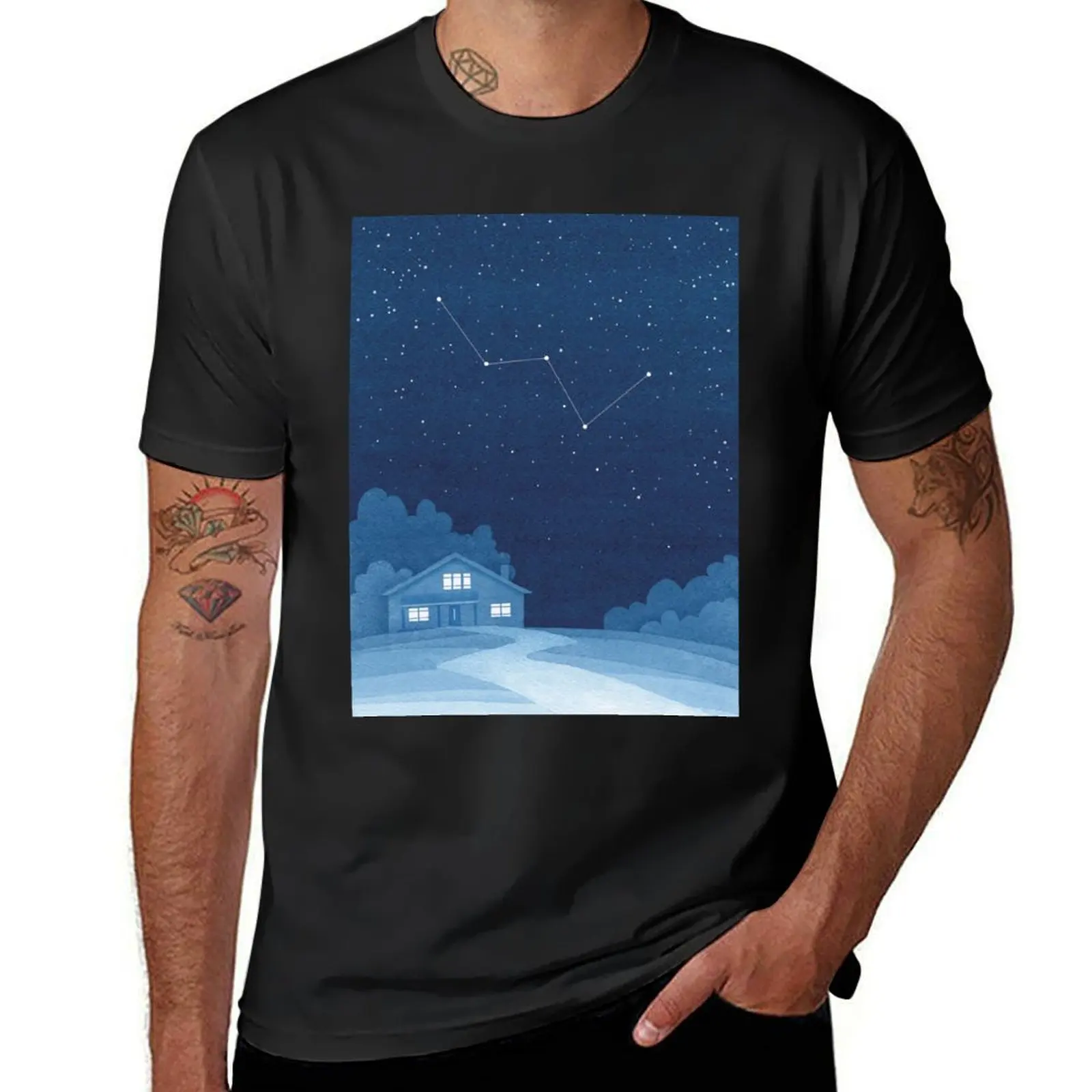 Cassiopeia Constellation, house T-Shirt Blouse funnys mens graphic t-shirts