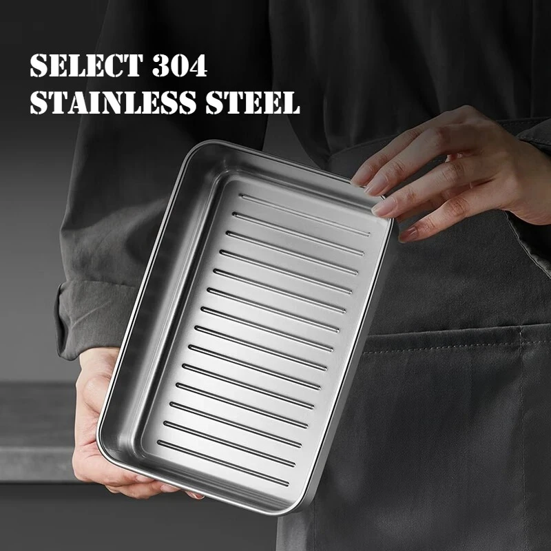 COOKER KinG Preservation Box 304 Stainless Steel Refrigerator Specific Sealed Storage Container with Lid Fruit Office Lunch Box view 2