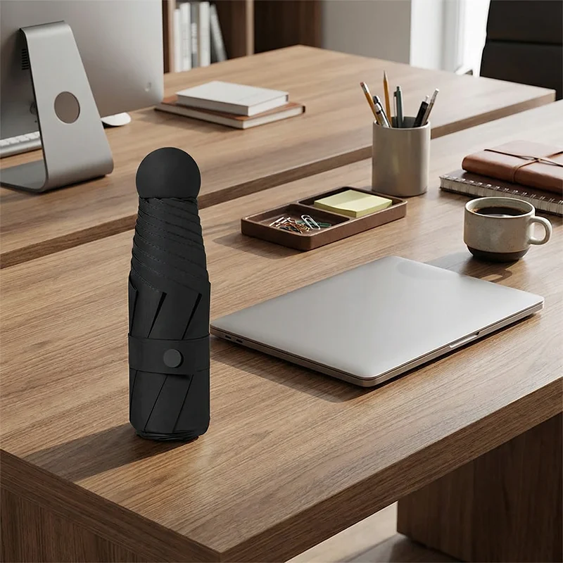 

Mini Umbrella for Travel, Pocket-Sized & Ultra Compact, Sun & Rain Protection, Lightweight at 0.511lb, Perfect for Women & Kids