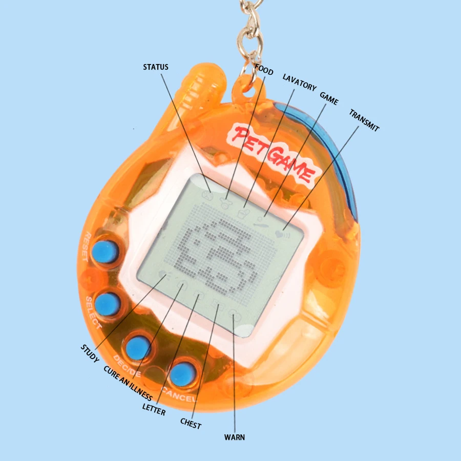 Elektronische Huisdierenmachine Handheld Virtuele Huisdiermachine Spel Elektronische Speelgoedspellen Verjaardag Kerstcadeau