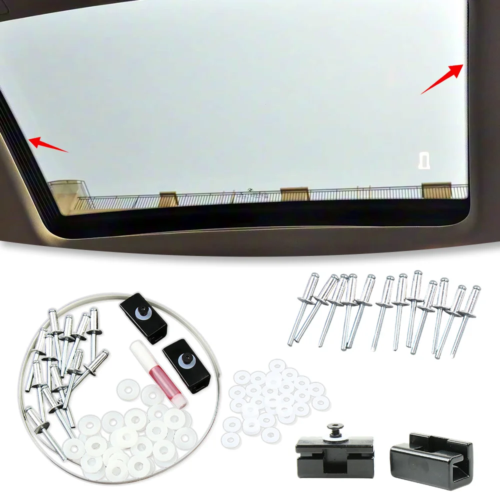 

Sunroof Slide Thickened Gasket Sunroof Repair Kit Gasket Improved 54107468420 For BMW 5 Series G38 2018-2023 525 530 540