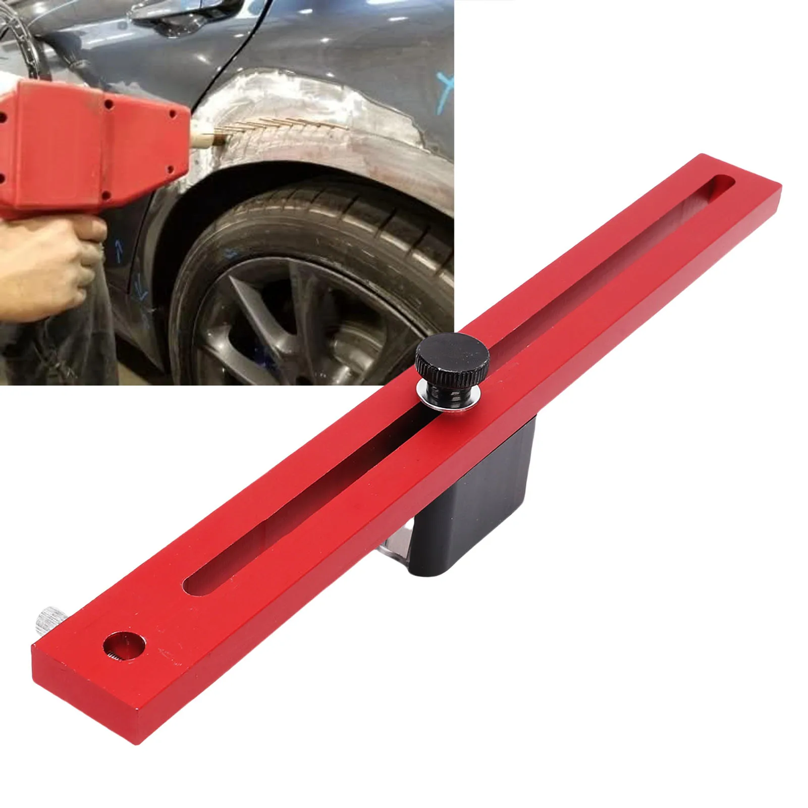 

Car Body Line Marker Tool Aluminum 10in Extended Adjustable Vehicle Bodywork Marking Tool for Repairing