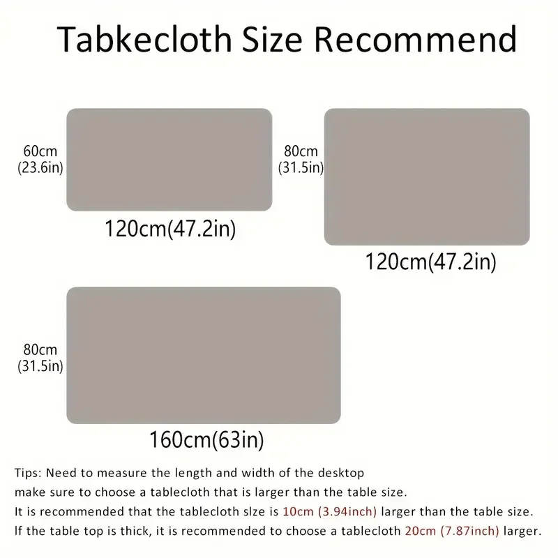 1PC Rectangular artificial leather tablecloth - easy to clean, suitable for dining tables and side tables, home decoration