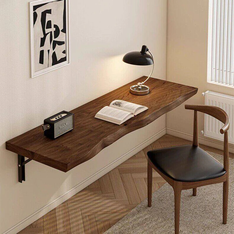 Modern Foldable Floating Computer Desk Nordic Creative Wall Mounted Study Learning Table Bedroom Furniture Плавучий Стол FYFD