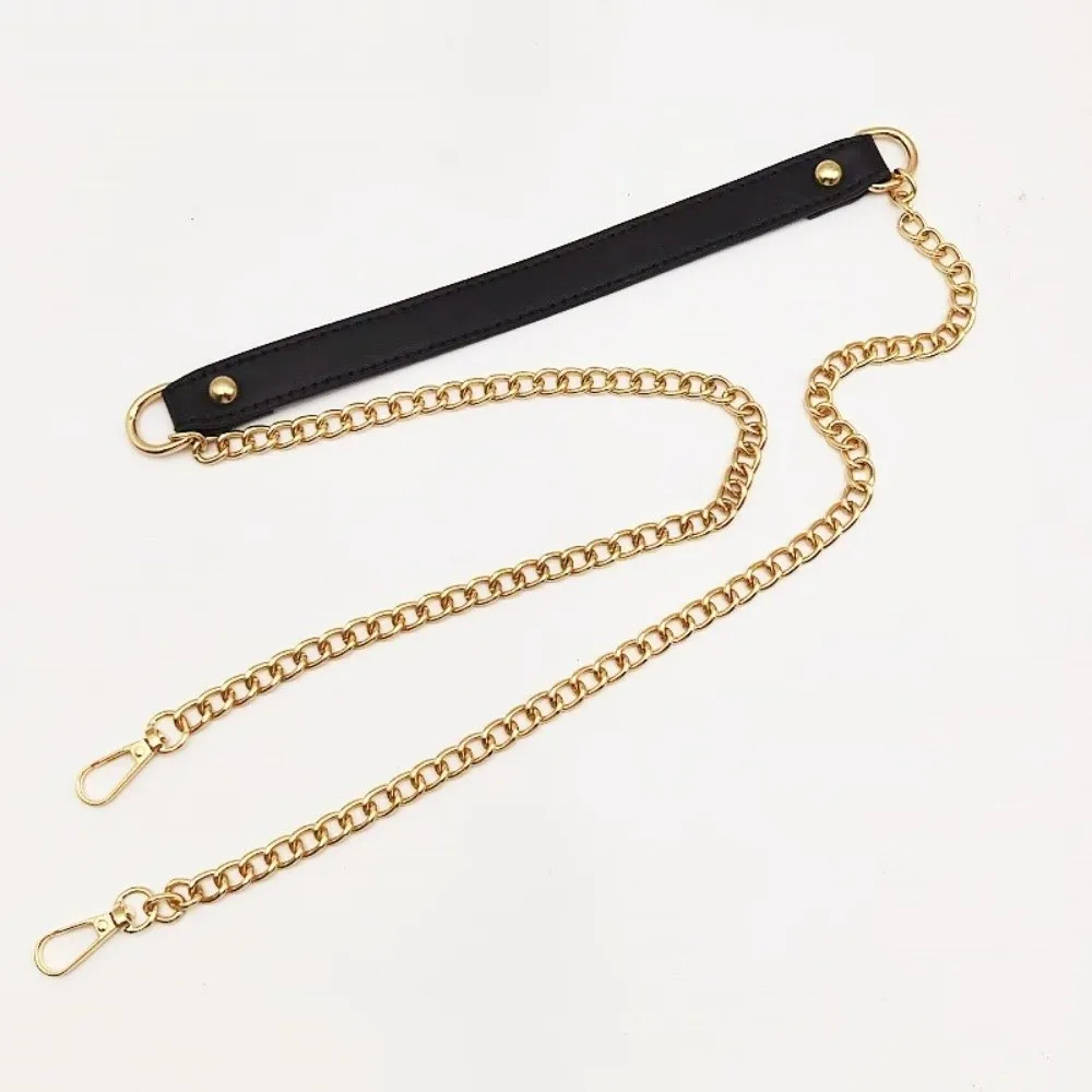 High-End Shoulder Crossbody Bag Strap PU Leather Stress Relief Replacement Strap Chain Bag Accessories Single