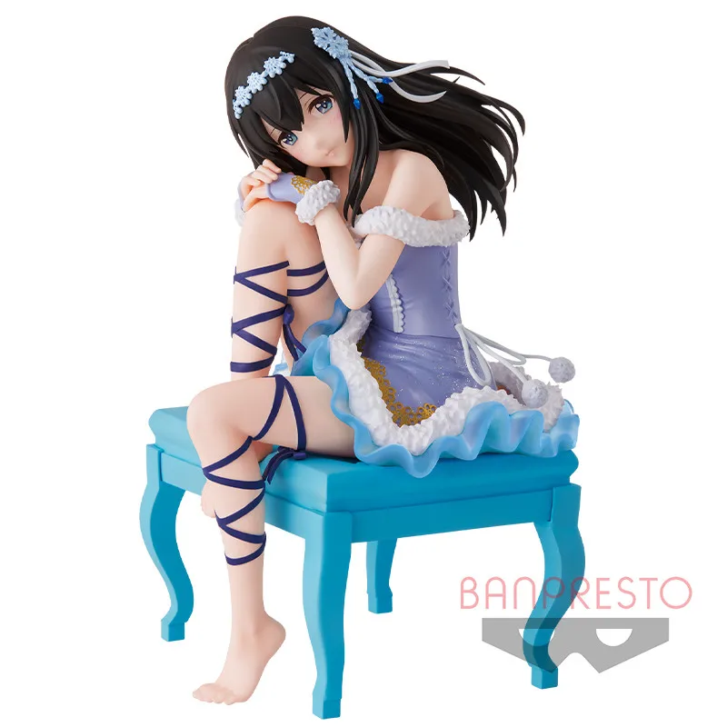 Judai Original Banpresto THE IDOLMASTER Cinderella Girls CGSS Sagisawa Fumika PVC Action Figure Model Doll Toys