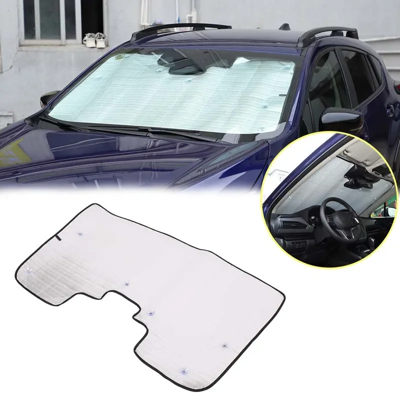 

For Subaru Crosstrek 2024+ Aluminum Foil Car Styling Car Front Windshield Anti-UV Sun Shade Car Protection Accessories