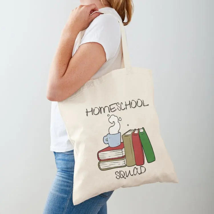 

Nerdy Homeschool Squad Tote Bag Handbags tote bag custom sacs de shopping Handbags women