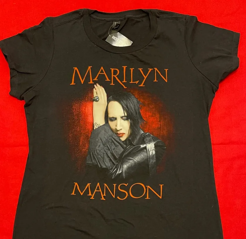 

Marilyn Manson Wall Lean Girls Fitted Shirt Short Sleeves Unisex S-5Xl