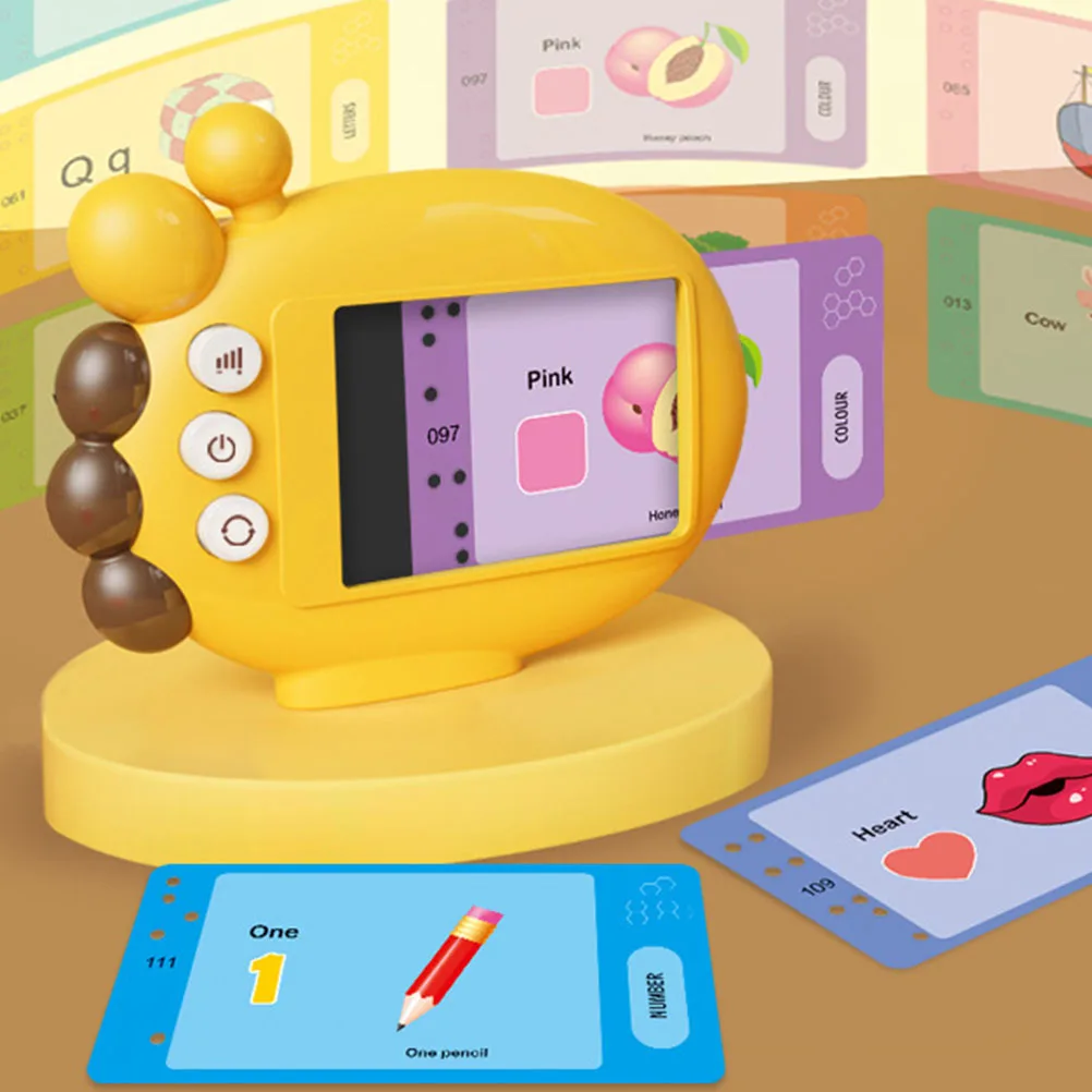 1 set Giraffe Point Reading Machine Kaartinzet Educatief speelgoed Kinderen Toespraakpapier Speelbal Peuter Geluidsboek voor baby