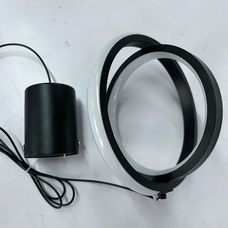 Simple Modern Led Pendant Lamp Black&Golde Hanging Lamp Pendant Lights For Living Room Kitchen Dining Room Bedroom Bedside