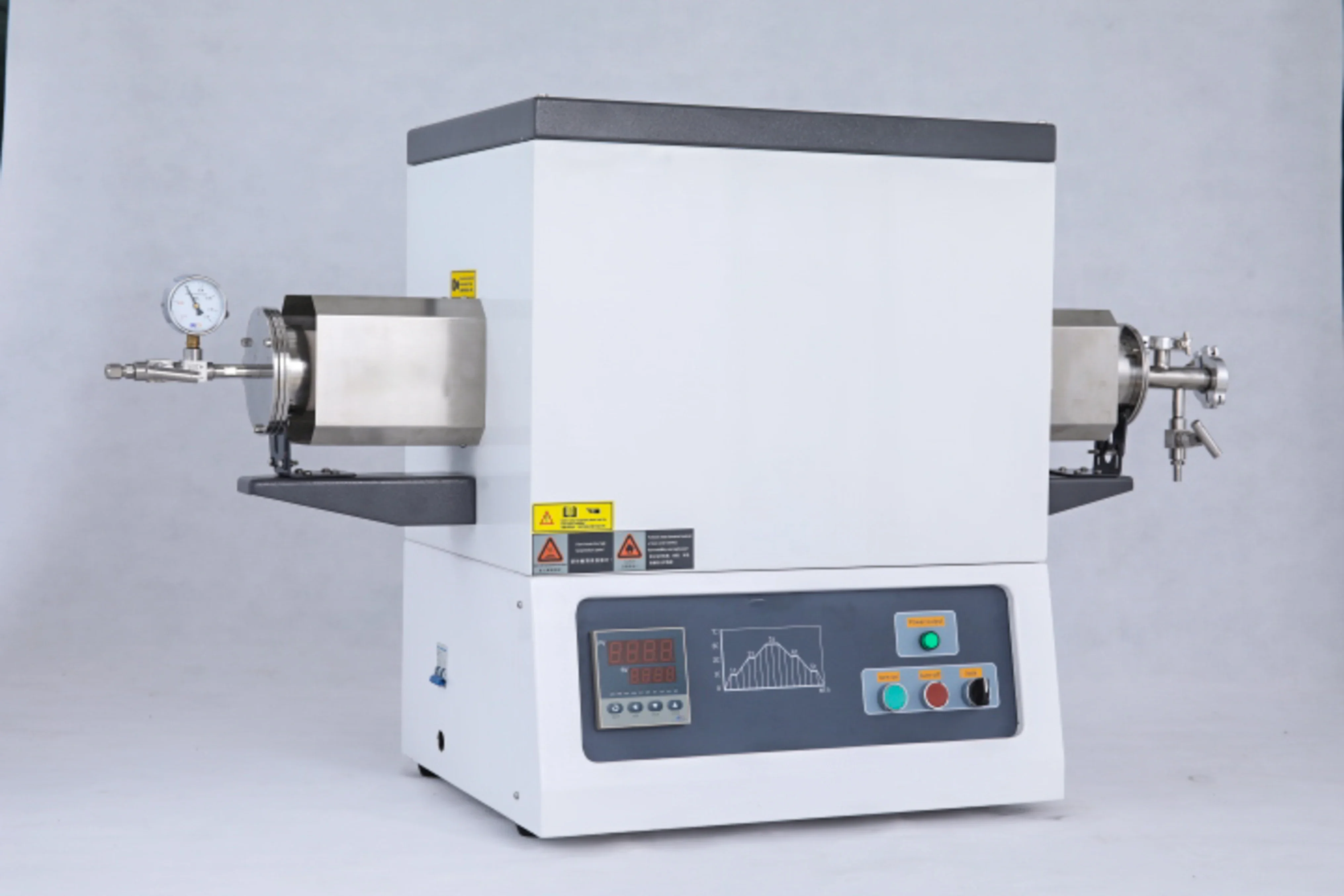 1800c Compact Powder Nitriding Vacuum Tube Furnace for Preparing Rare Earth Free Magnetic Material