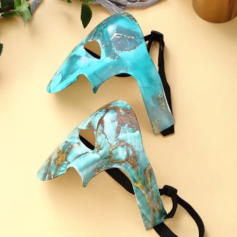 Halloween Carnival Easter Costume Party Masquerade Male Masquerade Half Face Adult Half-face Mysterious Opera Phantom Mask - view 6