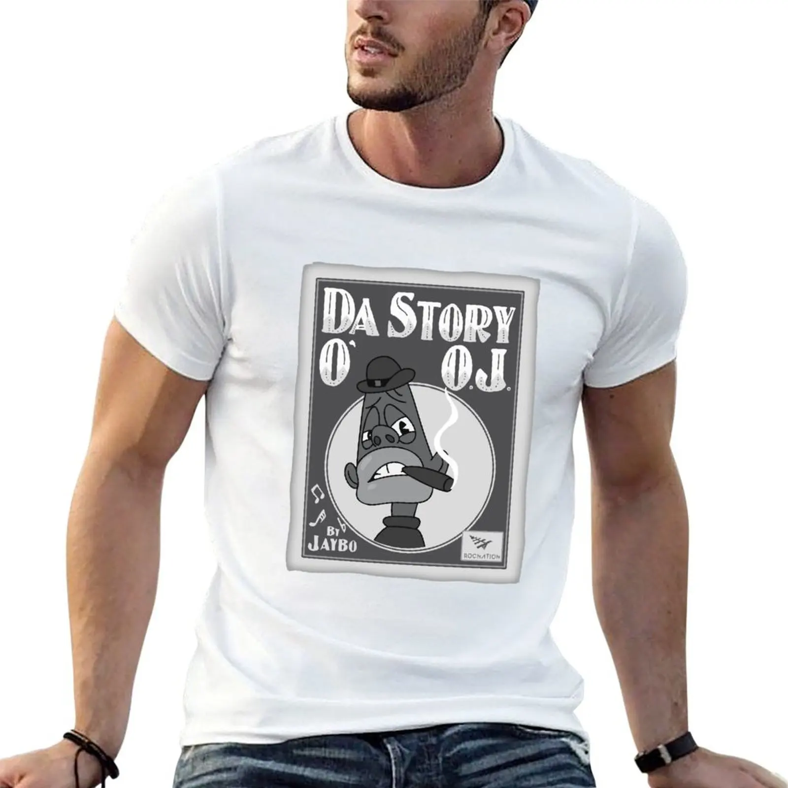 

Da Story O' O.J. Stamp T-Shirt essential t shirt man t shirts graphic T-Shirt