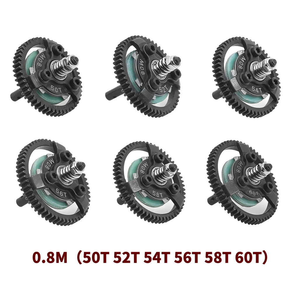 JTY M0.8 50T 52T 54T 56T 58T 60T Metal Transmission Gear For TRAXXAS SLASH 2WD RC Car Upgrade Retrofitting Accessories