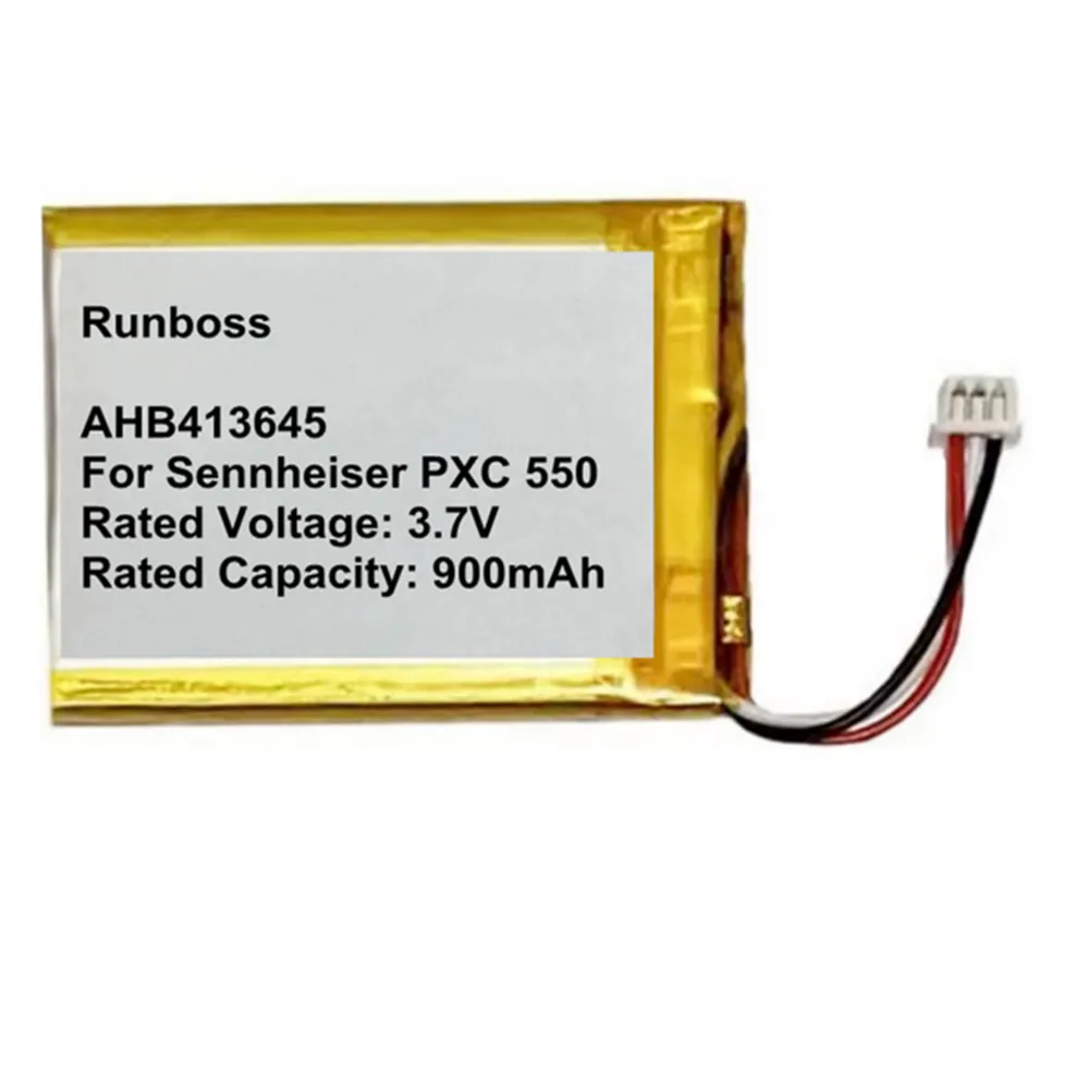 900mAh AHB413645 Replacement Battery for Sennheiser PXC 550 PXC550 PXC 550 II Noise Cancelling Wireless Bluetooth Headphones