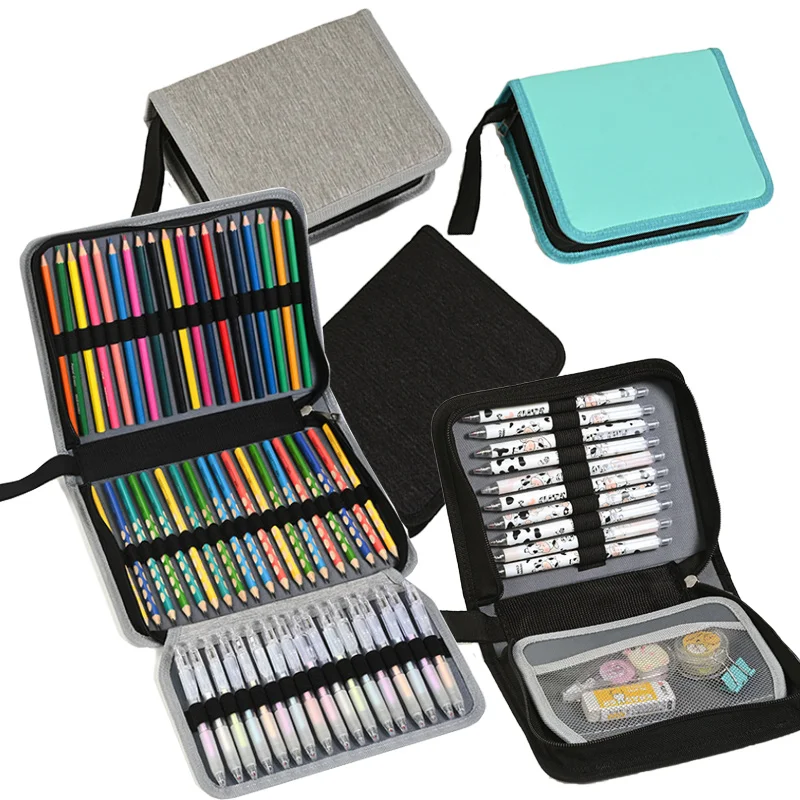 

28/36/55/72 Hole Marker Storage Pen Bag Waterproof Dirt-resistant Not Easily Deformed for Storage Pens Stationery