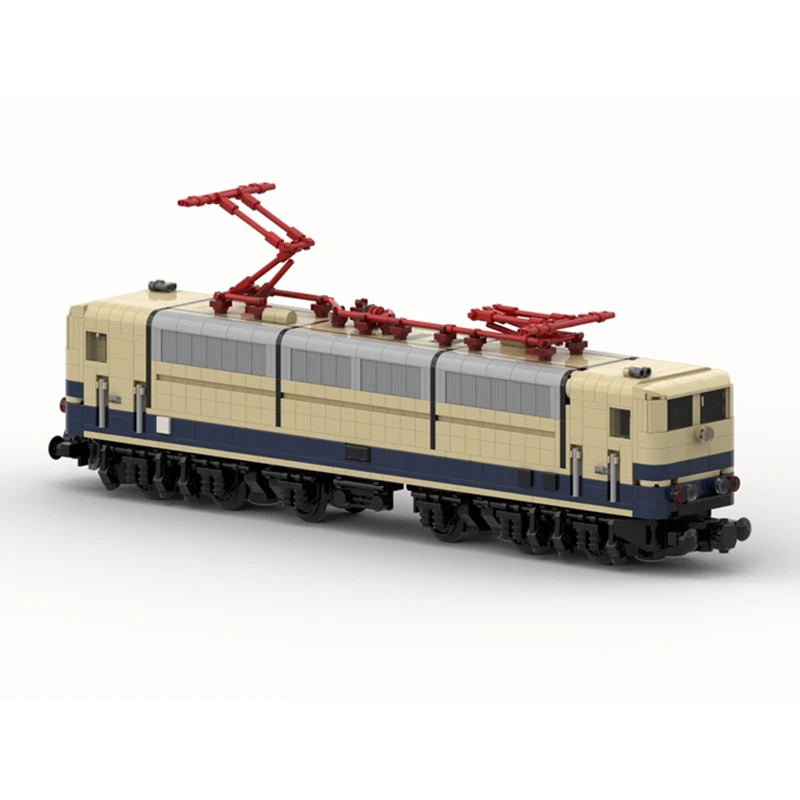 City Train Series DB-Baureihe 181.2 Passenger Coach Advanced Train Model DIY Bricks Children's Educational Toys Christmas Gift