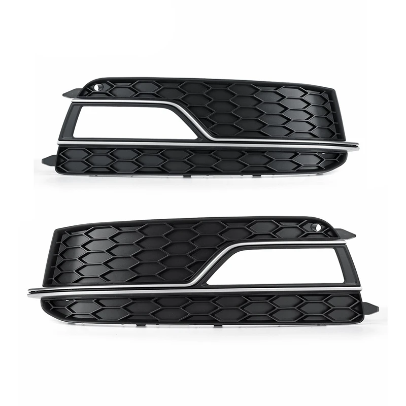 

Front Bumper Fog Light Grill Cover Fog Lamp Lower Grille For A5 S-Line S5 2013-2016 8T0807681 8T0807682