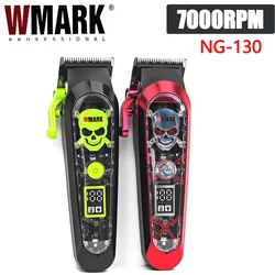 New WMARK NG-130 Patented Design Wireless Charging Hair Clipper Professional Barber Tools Type-C Interface Hair Cutter with Base