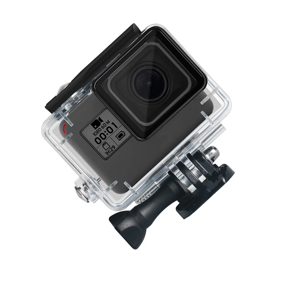 غطاء كاميرا مقاوم للماء، عدسة سوداء مقاومة للسقوط، زجاج مقسى، أزرار مقاومة للصدأ، غطاء حماية متوافق #5