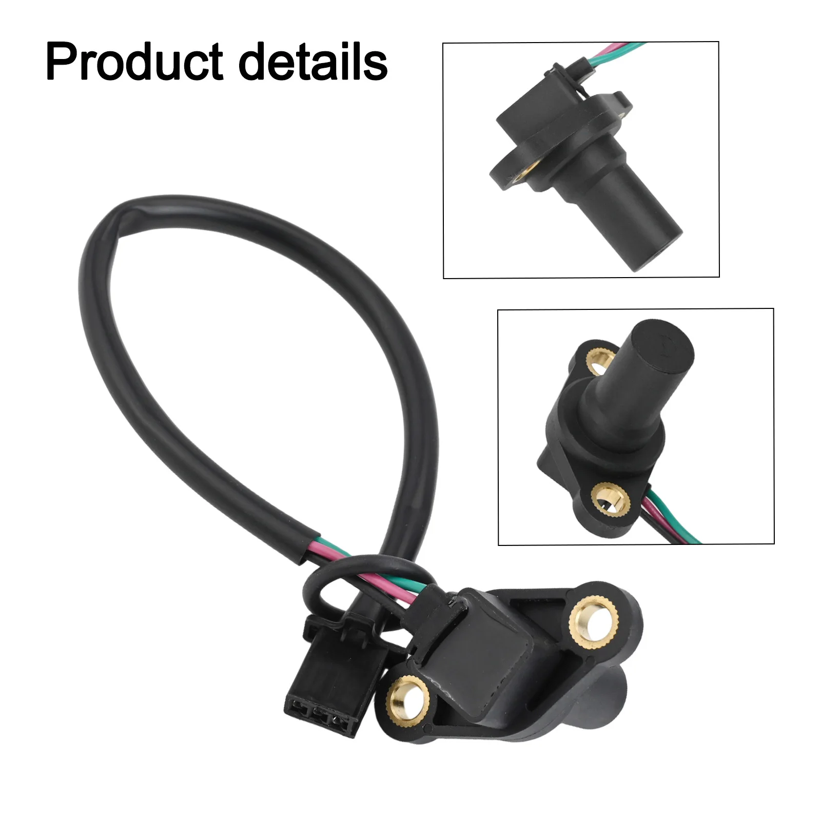 Bumblebee Sensor Car Speed Sensor Car Maintenance ABS Material Easy Installation OEM 37700-MCJ-003 Black Color