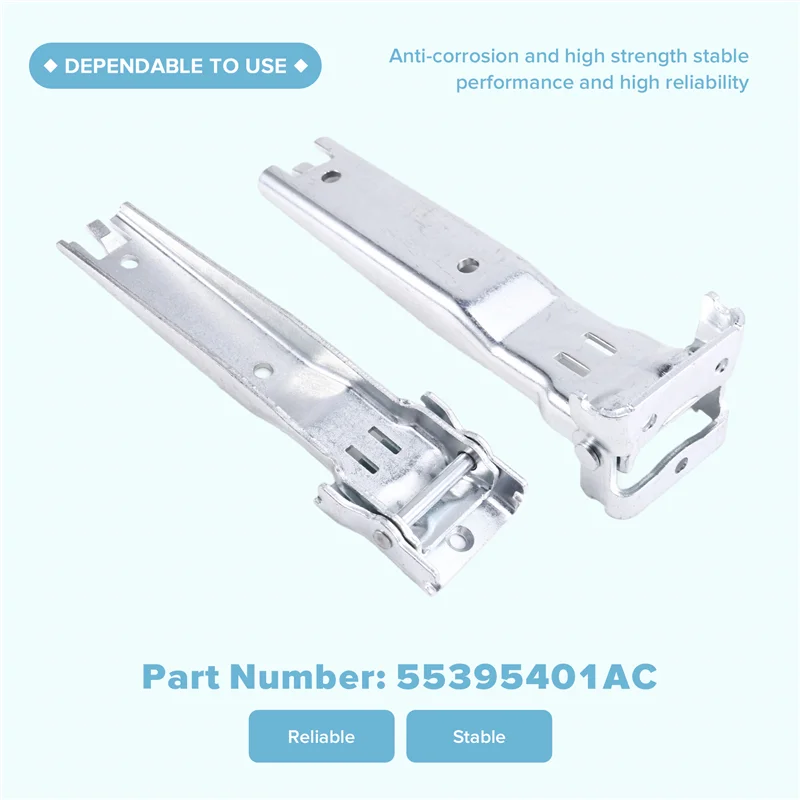 

Brand New 55395401AC Silver Rear Tailgate Hinges For 2007-2018 For Jeep Wrangler-Boom