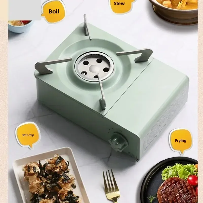 

Camping Gas Cooktop Portable Barbecue Camp Stove Home Appliance Gas Stove 1 Burner Camping Accessorie Butane Liquefied Gas Stove