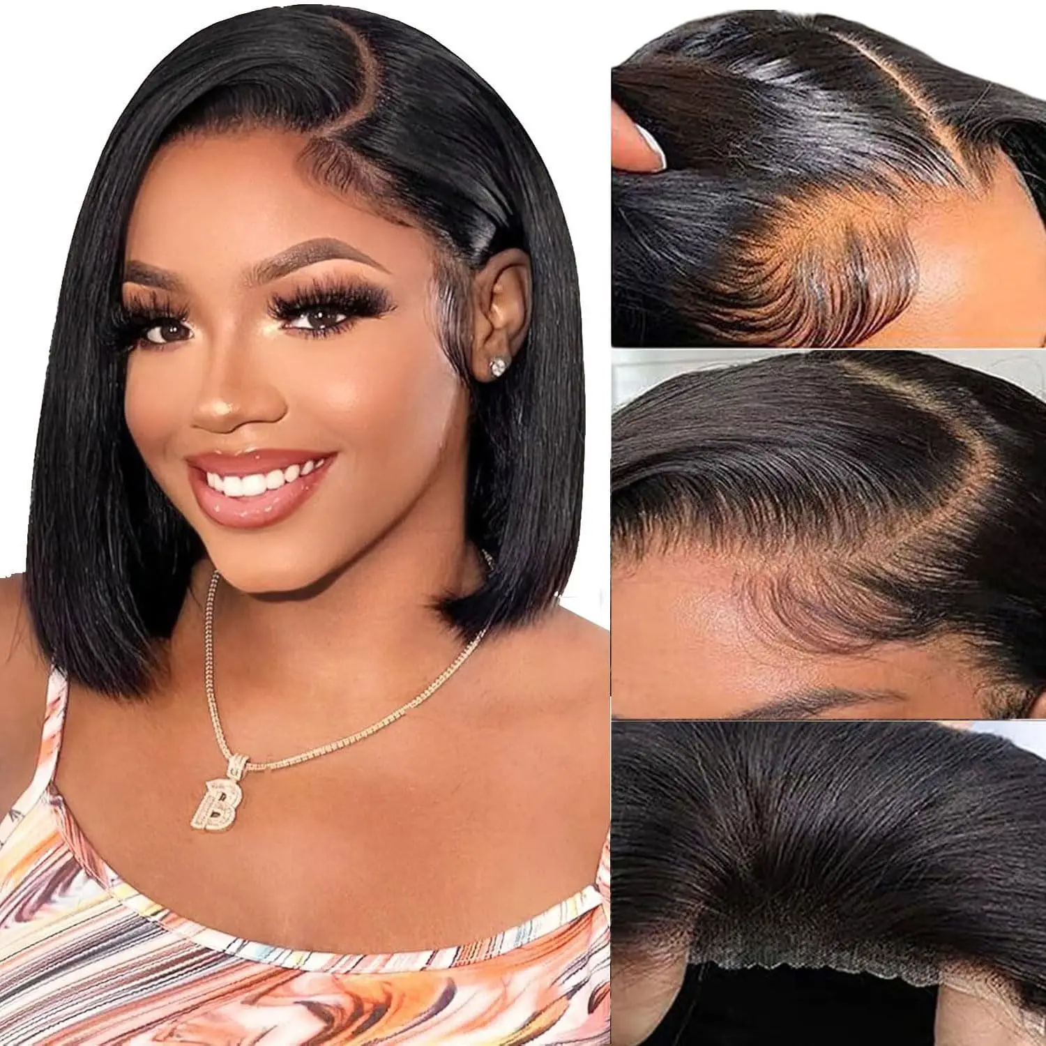 

Ready To Wear Pre Cut Lace Wigs Human Hair 6x4 7x5 Glueless Wigs Human Hair Natural Hair Line Pre Plucked Lace Wigs For Women