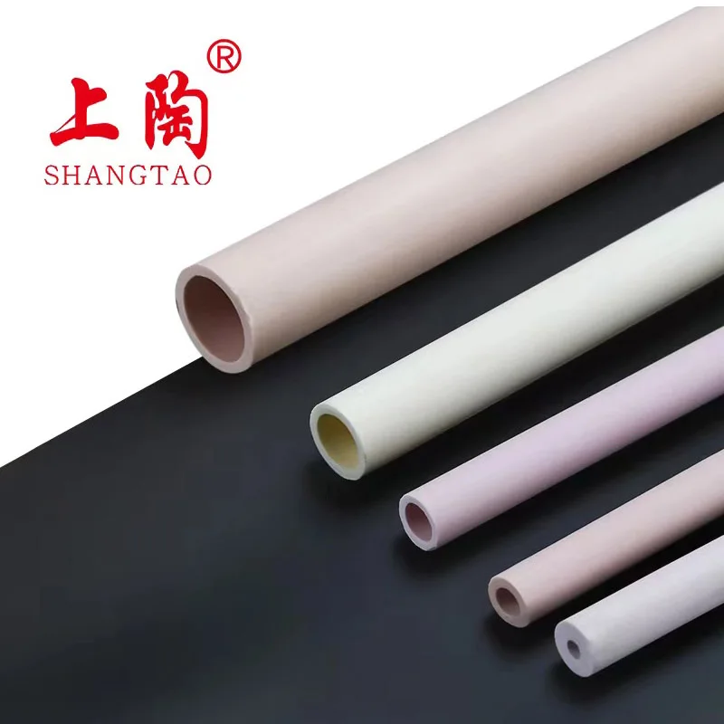 Parti isolanti in porcellana con tubo filettato in ceramica Mullit resistente alle alte Temperature