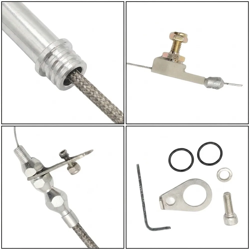 Replacement For Braided Kickdown Cable for Chevrolet For 700r4 Automatic Transmission Accurate Throttle Linkage