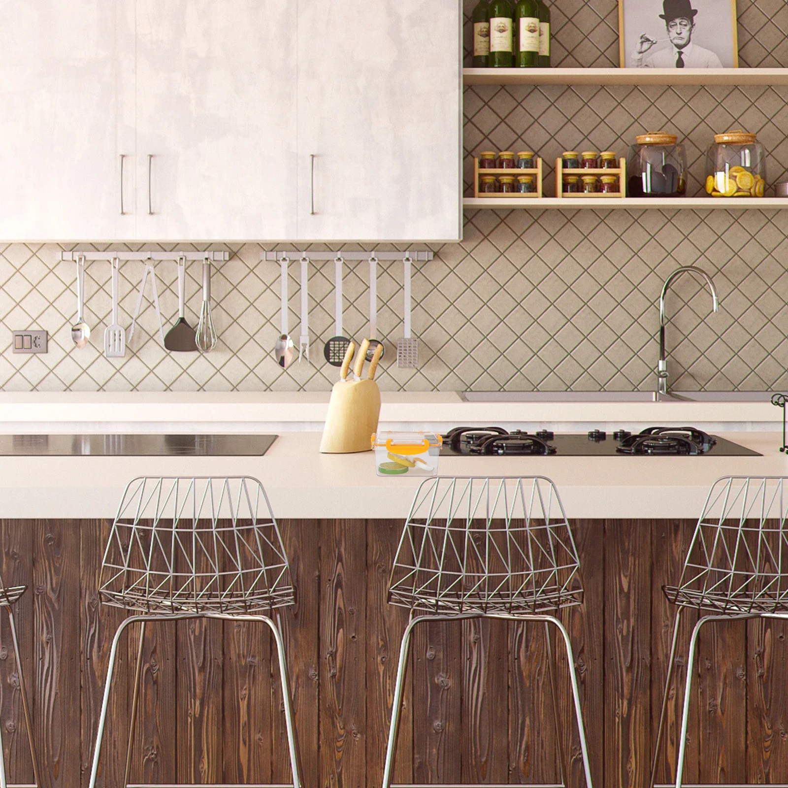 

Snack Storage Box Food Containers Boxes Refrigerator Fruit Plastic Pp Travel