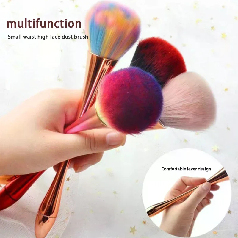 /YOV/Pinceau à poudre, grande brosse à poils doux qui ne retient pas la poudre, ensemble de pinceaux de maquillage pour poudre, blush, poudre pour ongles, outil de maquillage de beauté