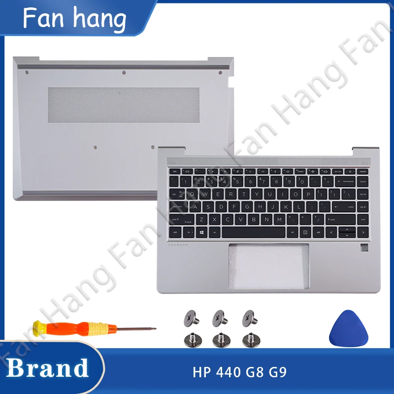 

New For HP 440 G8 G9 Zhan66 Pro14 G4 LCD Back Cover Laptop Palmrest Upper Top Rear Lid Front Bezel Replacement