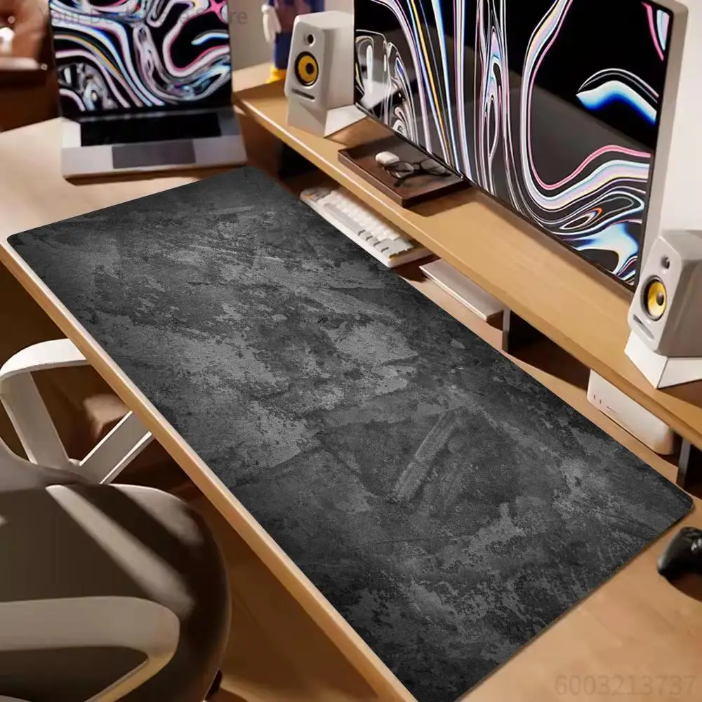 

Large Game Mouse Pad . Grey Series Desk Mats Non-slip Rubber Based Washable Carpet for Office Laptop Notebook PC Mice Keyboard