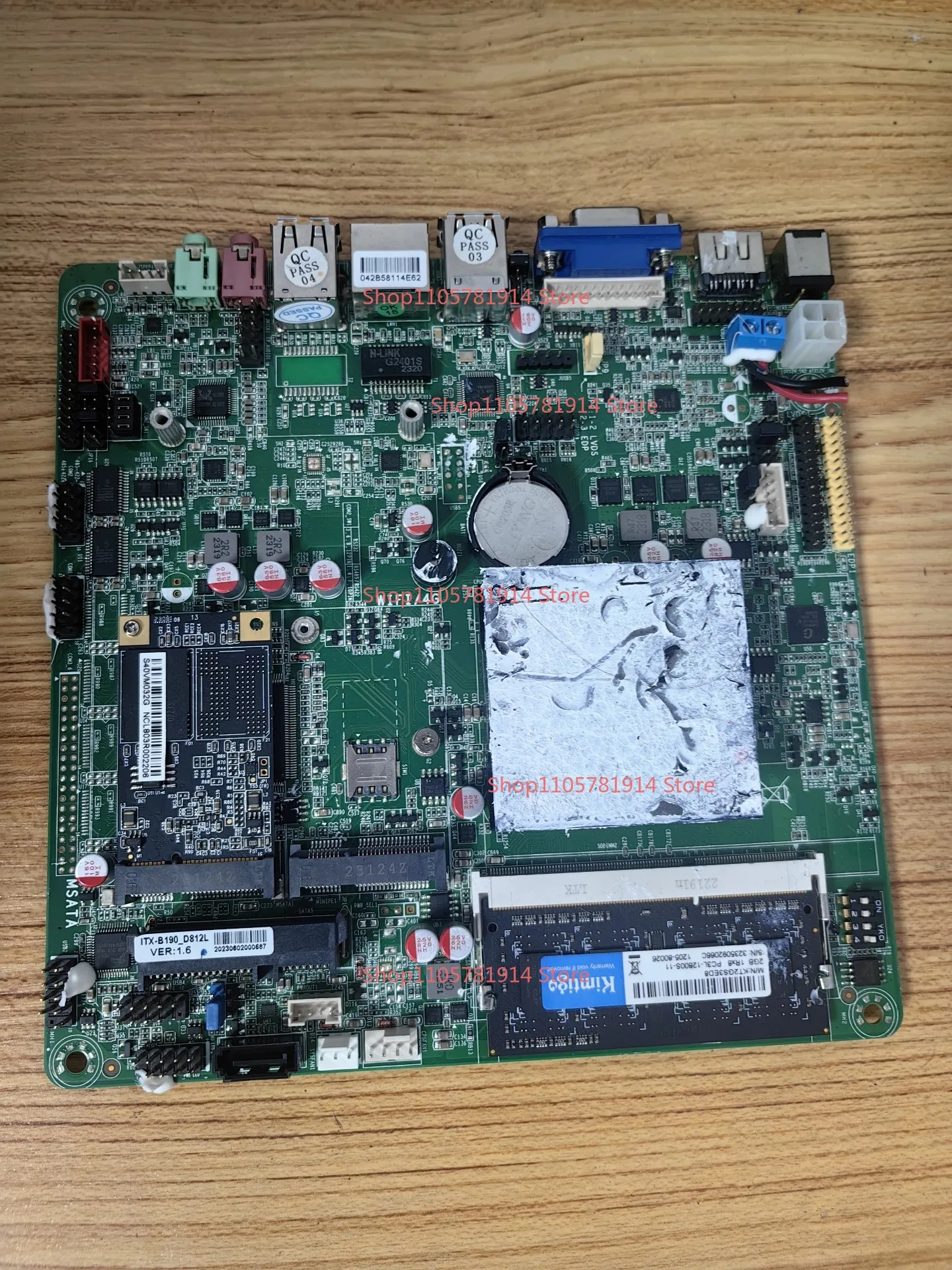 For ITX-B190_D812L Cash Register Small Main Board J1800 Processor LVDS Internal Output LPT Print Interface