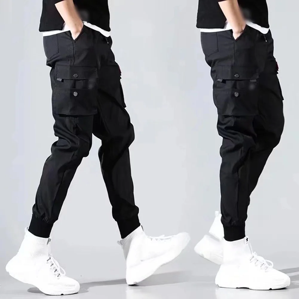 Loose for Fit for slim Tapered Drawstring Pants for Men Crafted from Polyester with Medium Stretch and Multiple Functional