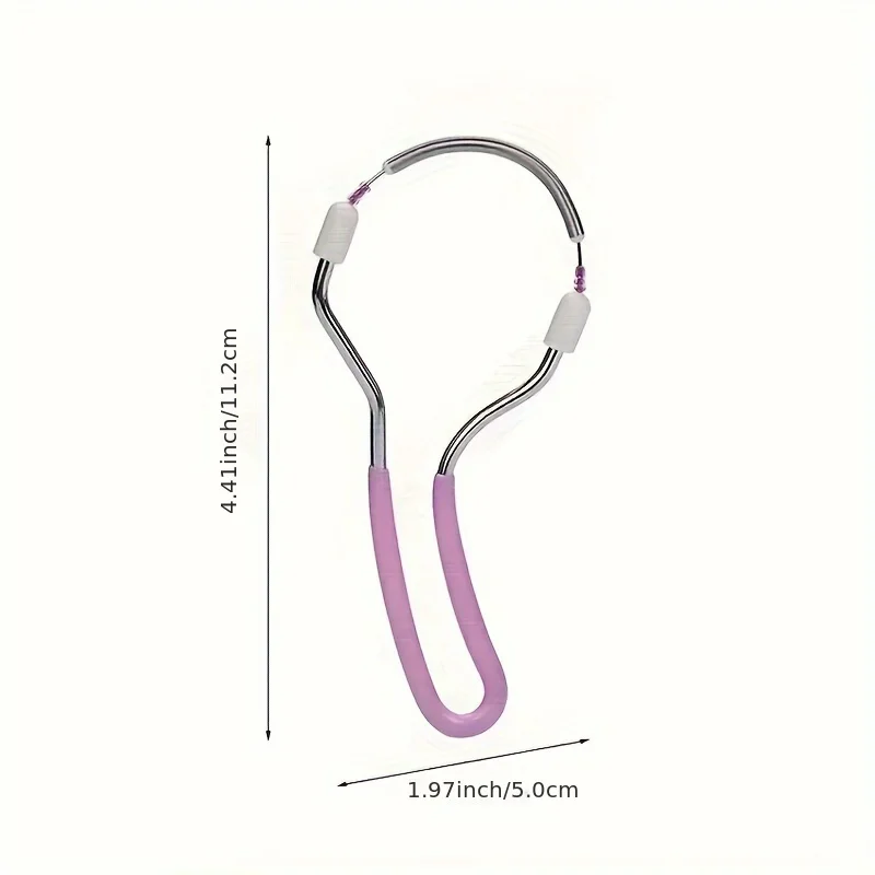 Depiladora facial para mujeres, elimina el cabello no deseado en la parte superior del labio, la barbilla, la cara, depiladora portátil con rodillo de resorte para Sk suave